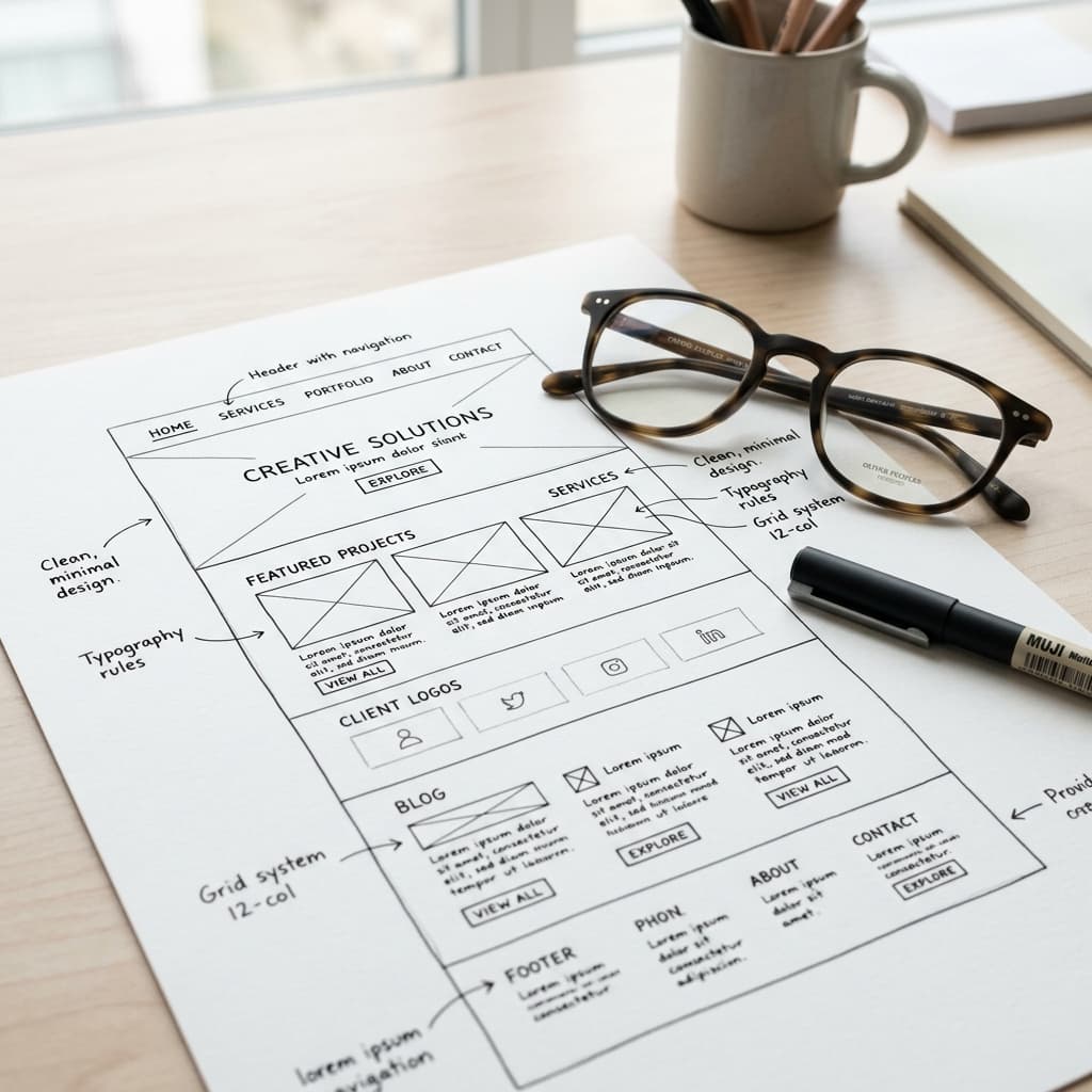 Wireframe Sketches