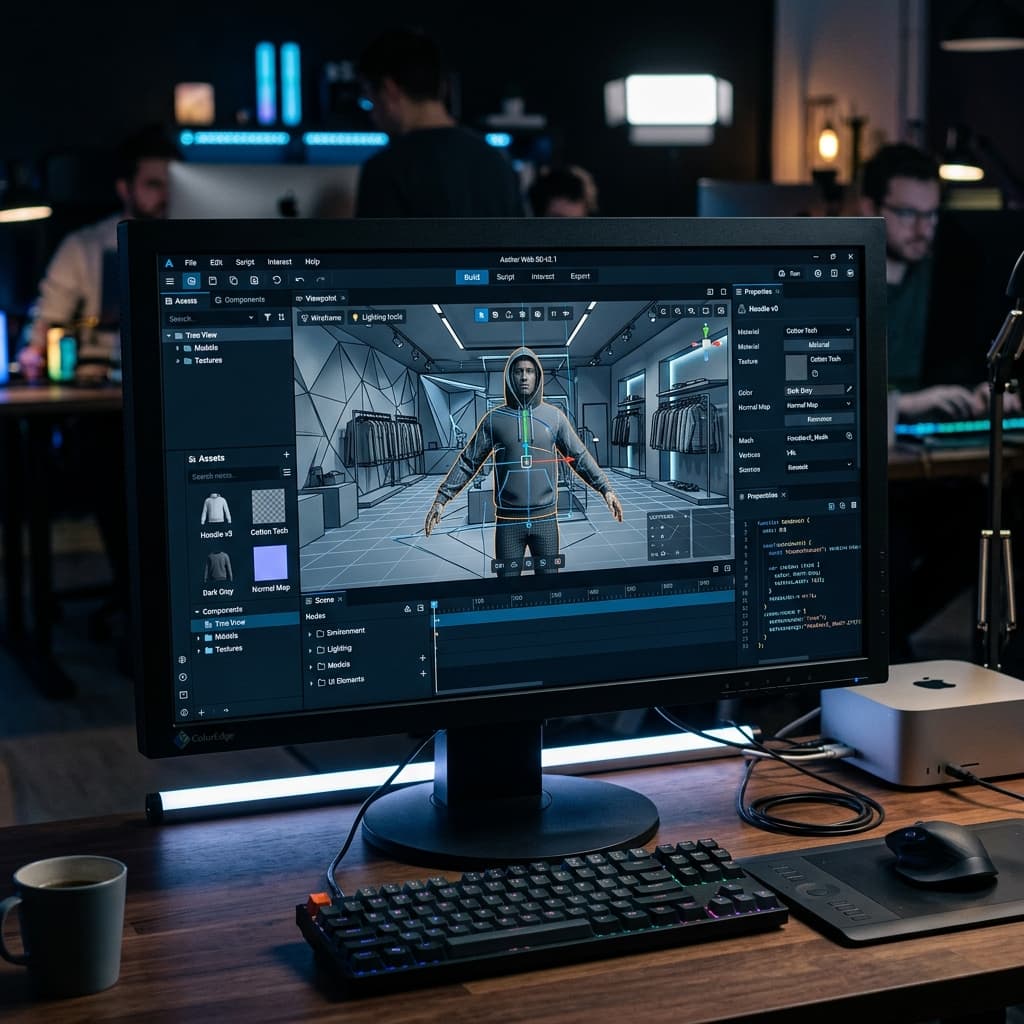3D Web UI Monitor
